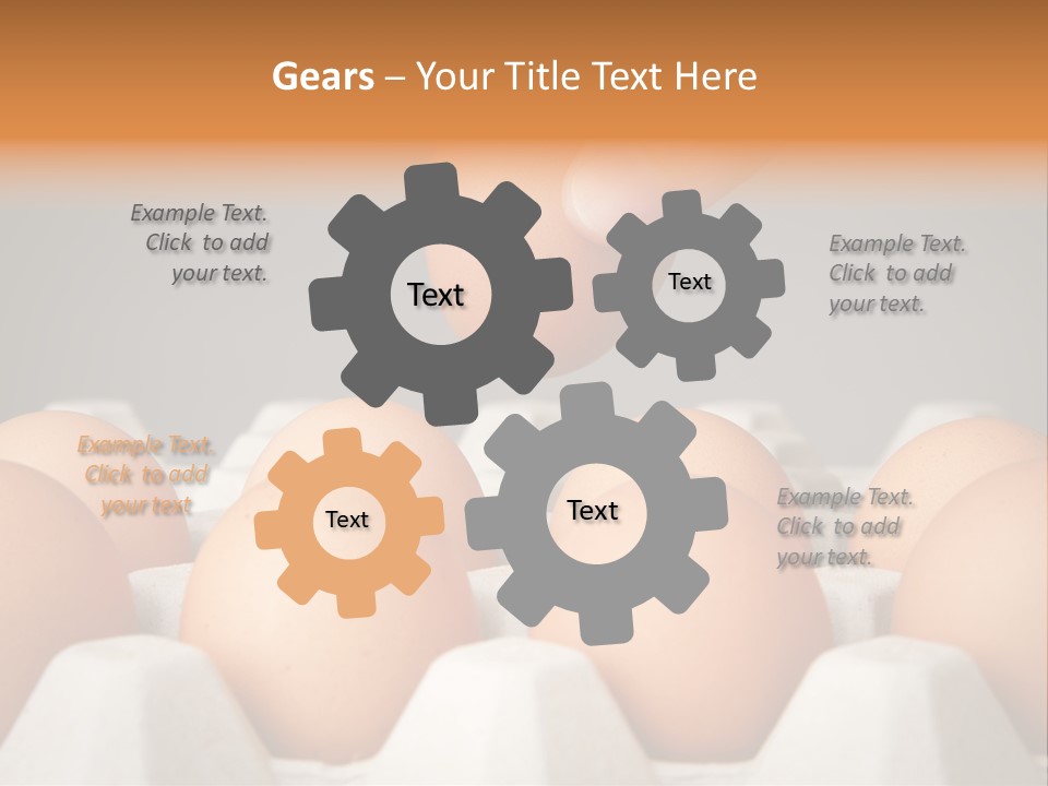 A Hand Reaching For An Egg In A Carton PowerPoint Template