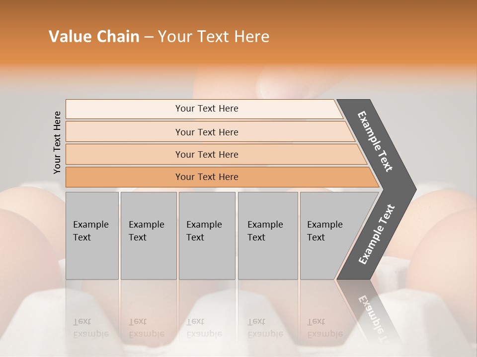 A Hand Reaching For An Egg In A Carton PowerPoint Template