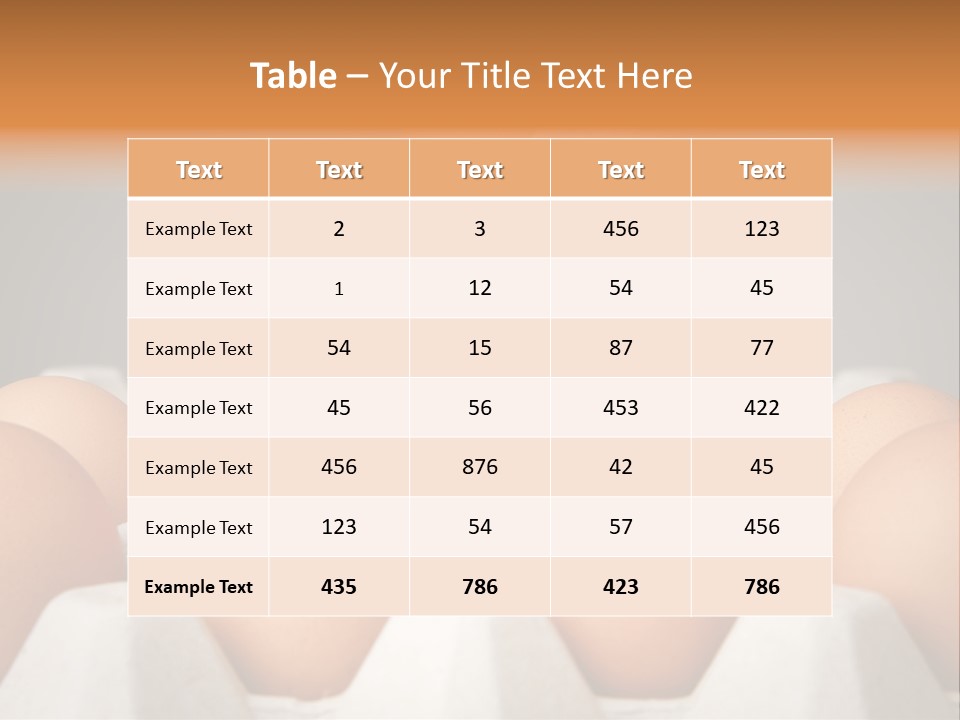 A Hand Reaching For An Egg In A Carton PowerPoint Template