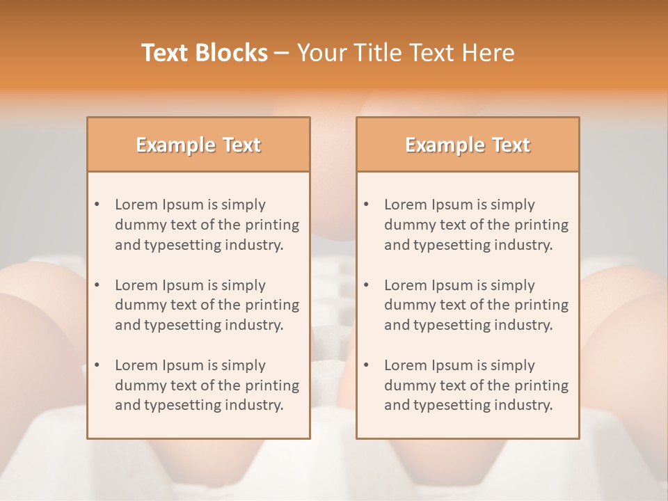A Hand Reaching For An Egg In A Carton PowerPoint Template