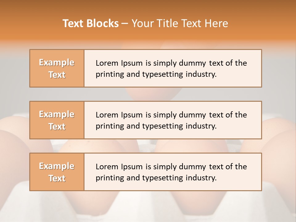 A Hand Reaching For An Egg In A Carton PowerPoint Template