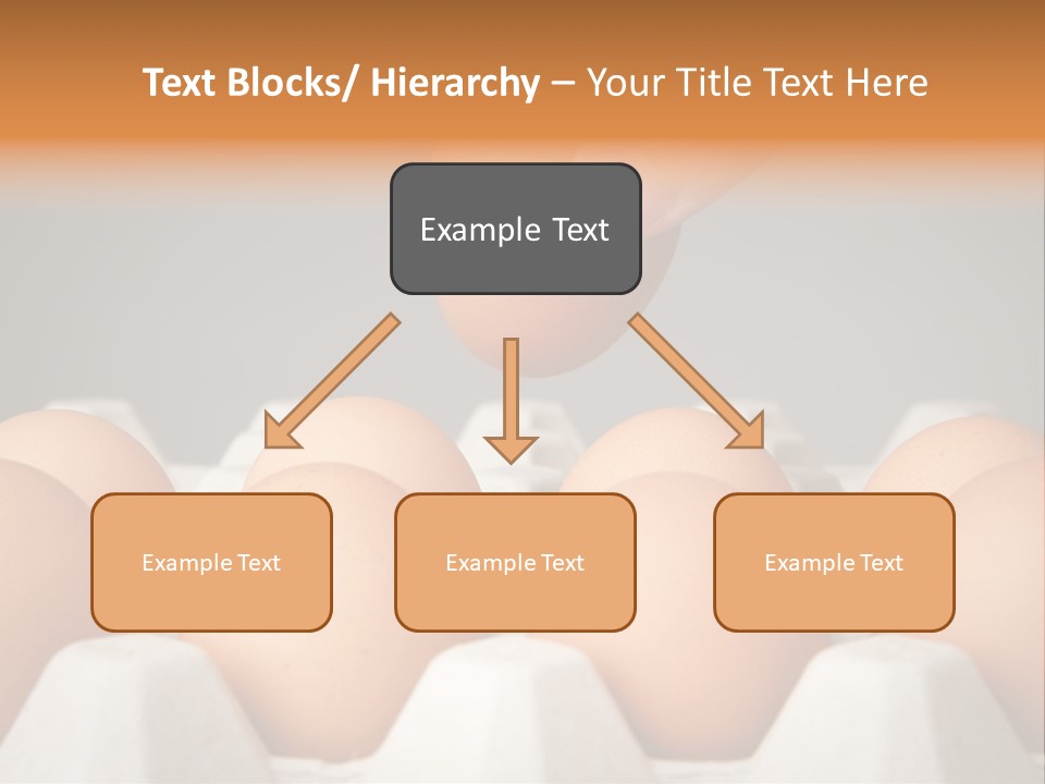 A Hand Reaching For An Egg In A Carton PowerPoint Template