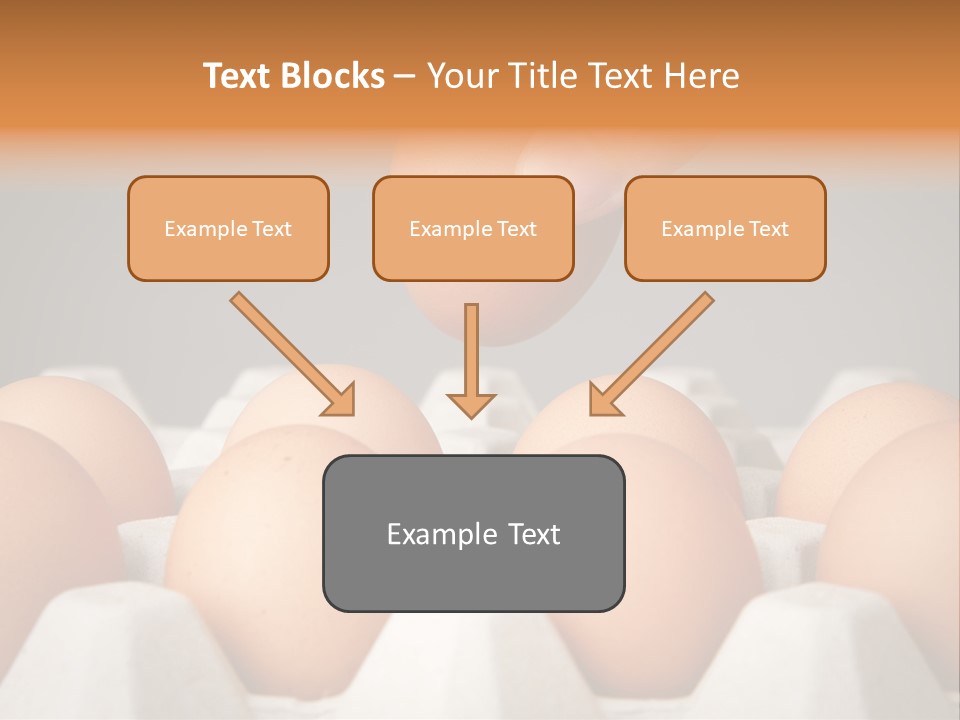 A Hand Reaching For An Egg In A Carton PowerPoint Template