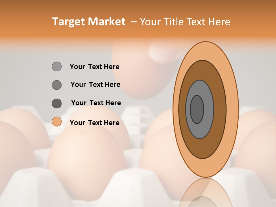A Hand Reaching For An Egg In A Carton PowerPoint Template