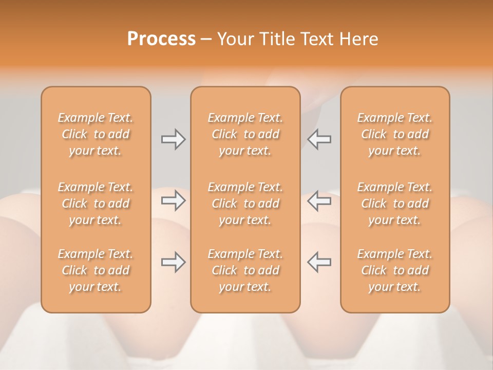 A Hand Reaching For An Egg In A Carton PowerPoint Template