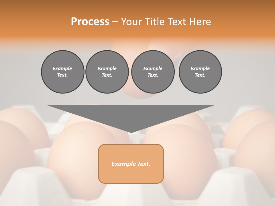 A Hand Reaching For An Egg In A Carton PowerPoint Template
