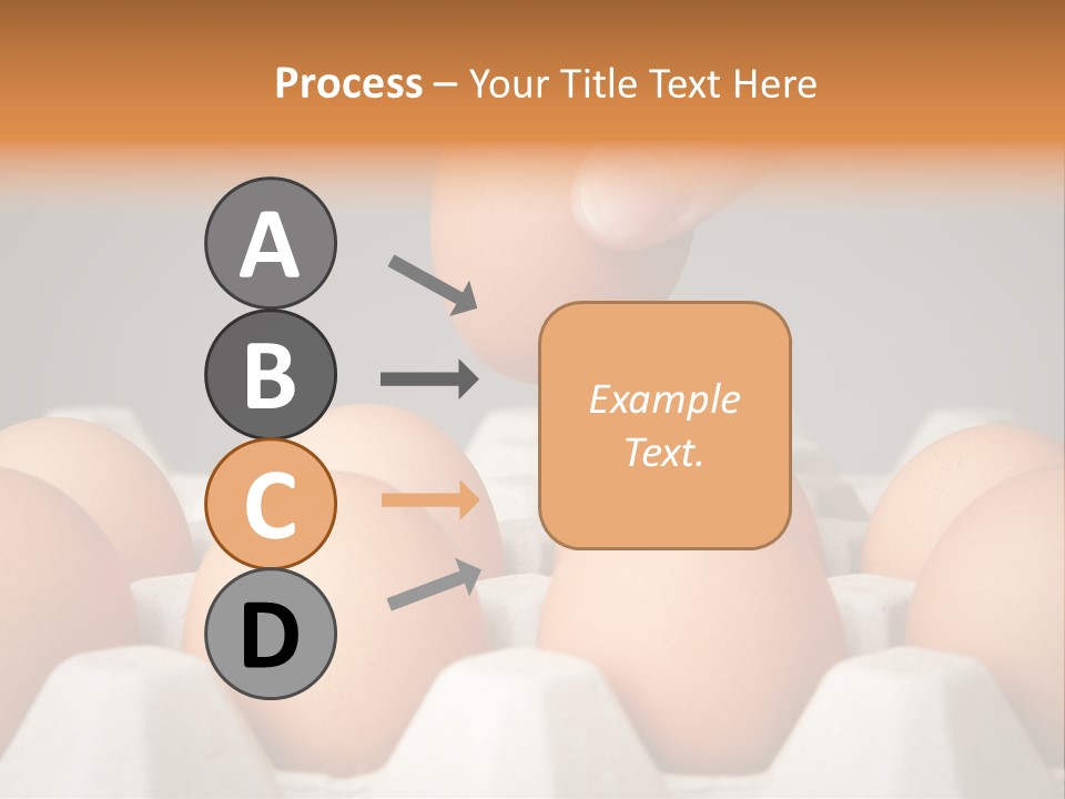 A Hand Reaching For An Egg In A Carton PowerPoint Template