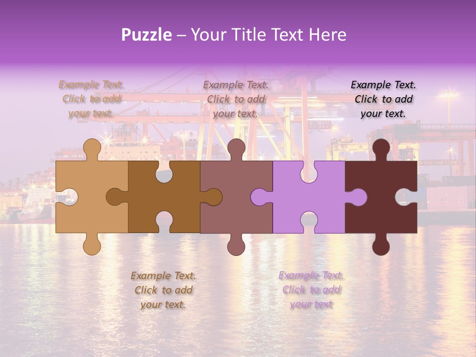 Computer Keyboard Red PowerPoint Template