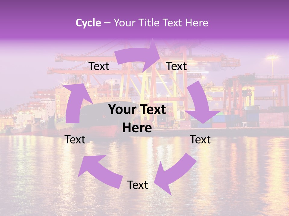 Computer Keyboard Red PowerPoint Template