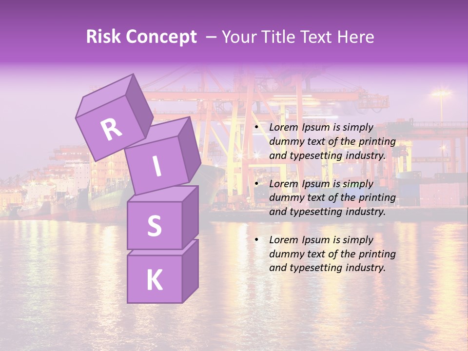 Computer Keyboard Red PowerPoint Template