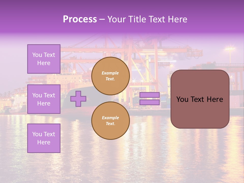 Computer Keyboard Red PowerPoint Template