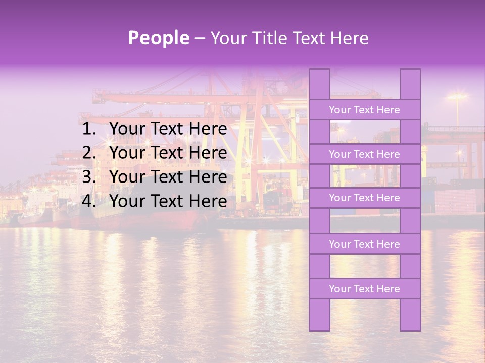 Computer Keyboard Red PowerPoint Template