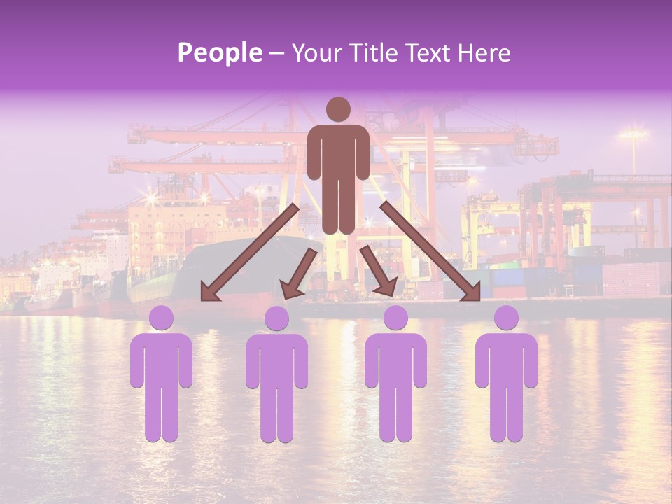 Computer Keyboard Red PowerPoint Template