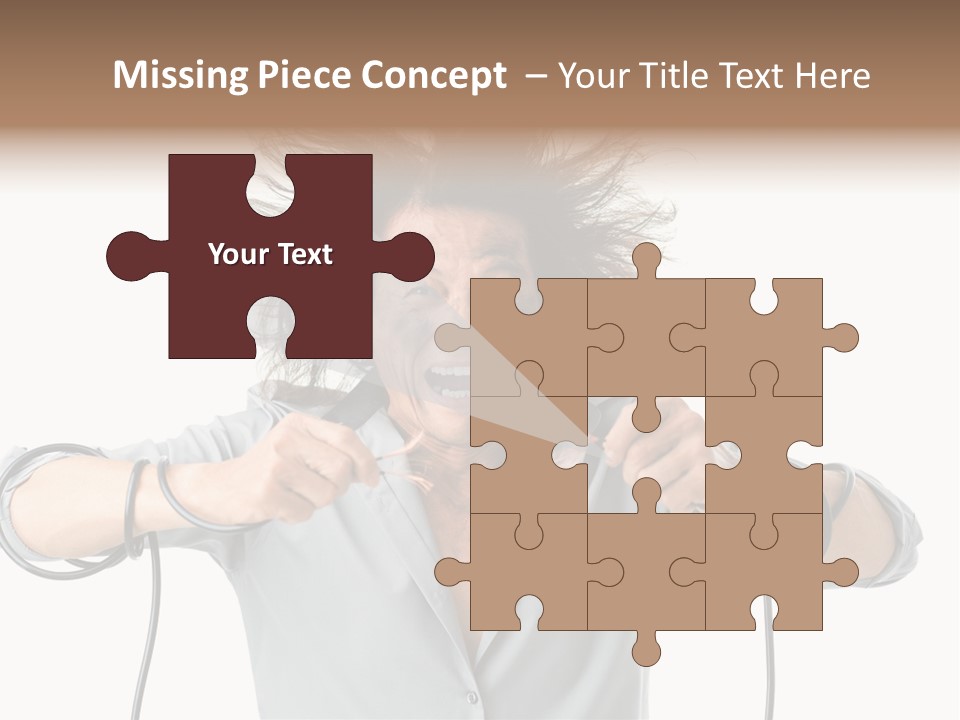 Electrocution Expression Technician PowerPoint Template