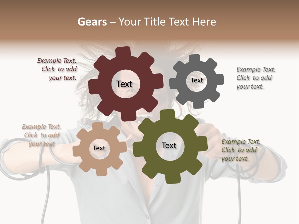 Electrocution Expression Technician PowerPoint Template