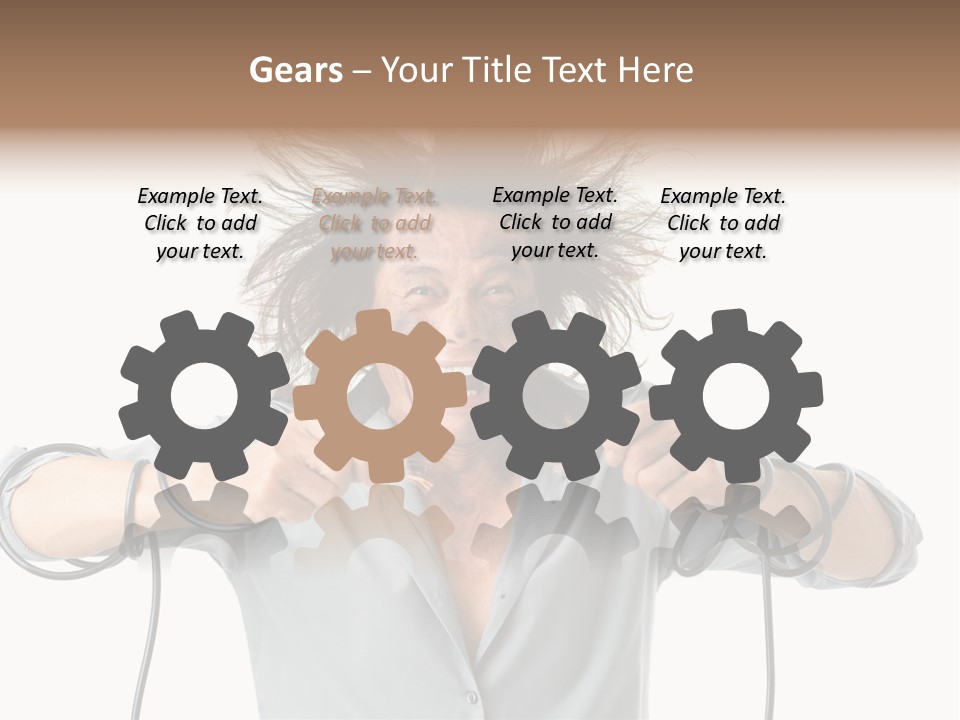 Electrocution Expression Technician PowerPoint Template