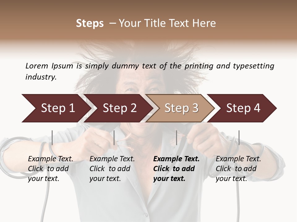 Electrocution Expression Technician PowerPoint Template