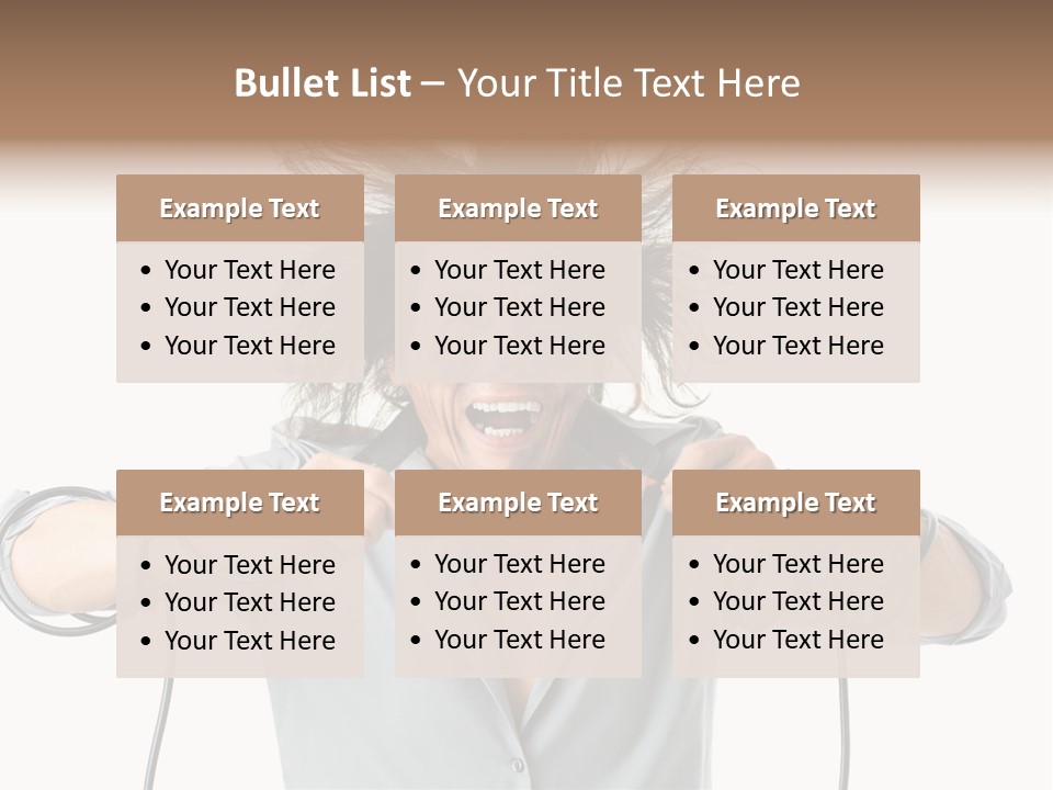 Electrocution Expression Technician PowerPoint Template