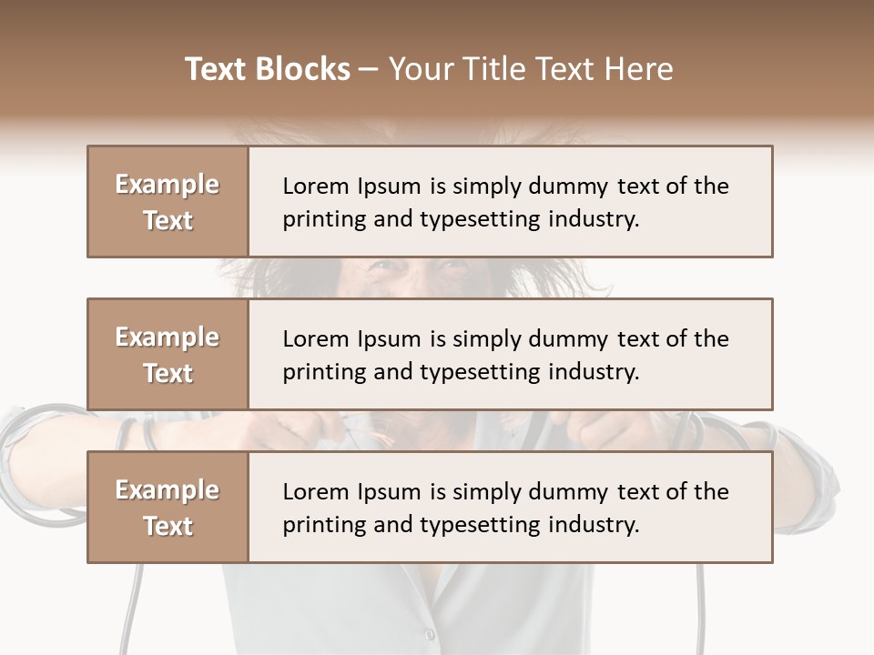 Electrocution Expression Technician PowerPoint Template