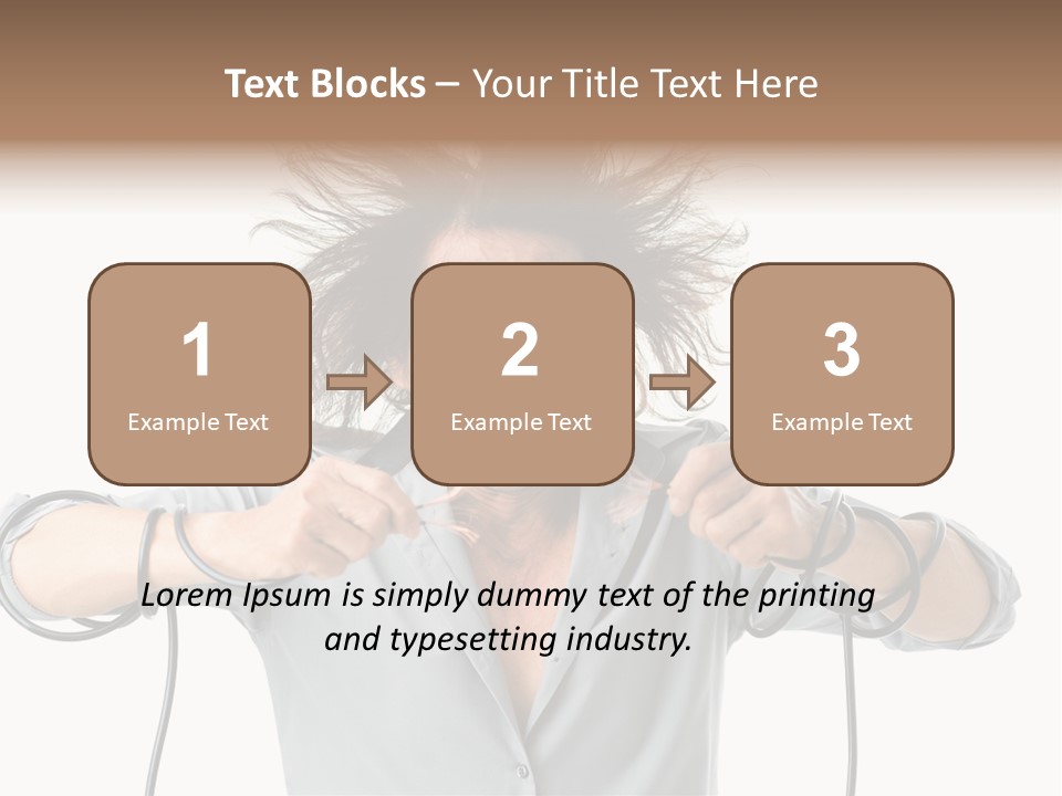 Electrocution Expression Technician PowerPoint Template