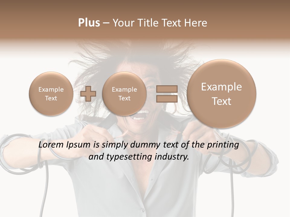 Electrocution Expression Technician PowerPoint Template
