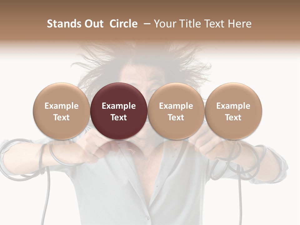Electrocution Expression Technician PowerPoint Template
