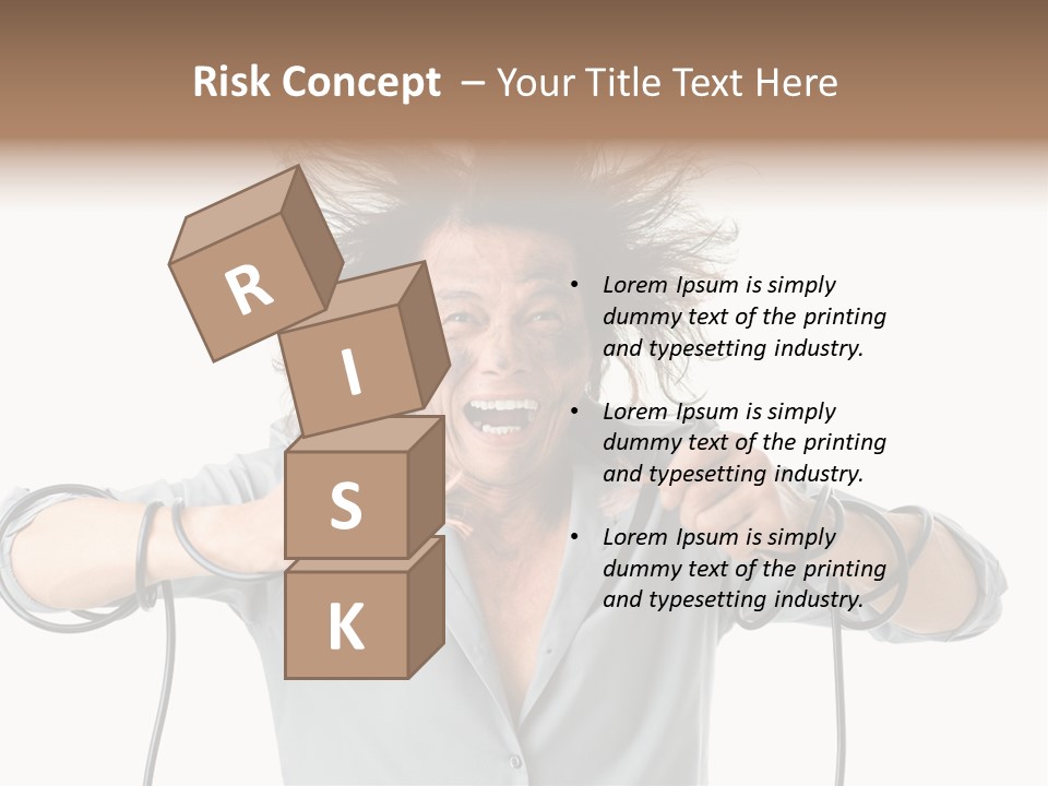 Electrocution Expression Technician PowerPoint Template