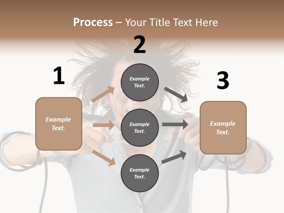 Electrocution Expression Technician PowerPoint Template