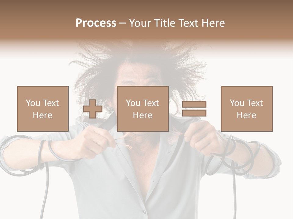 Electrocution Expression Technician PowerPoint Template