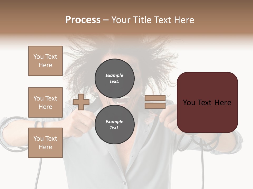Electrocution Expression Technician PowerPoint Template