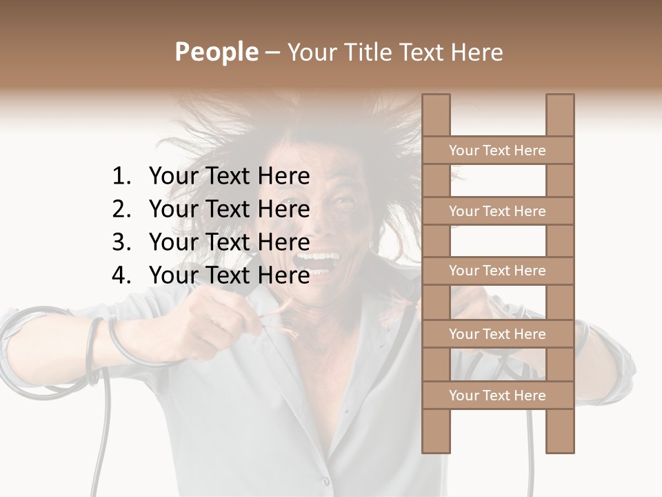 Electrocution Expression Technician PowerPoint Template