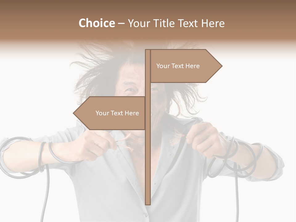 Electrocution Expression Technician PowerPoint Template
