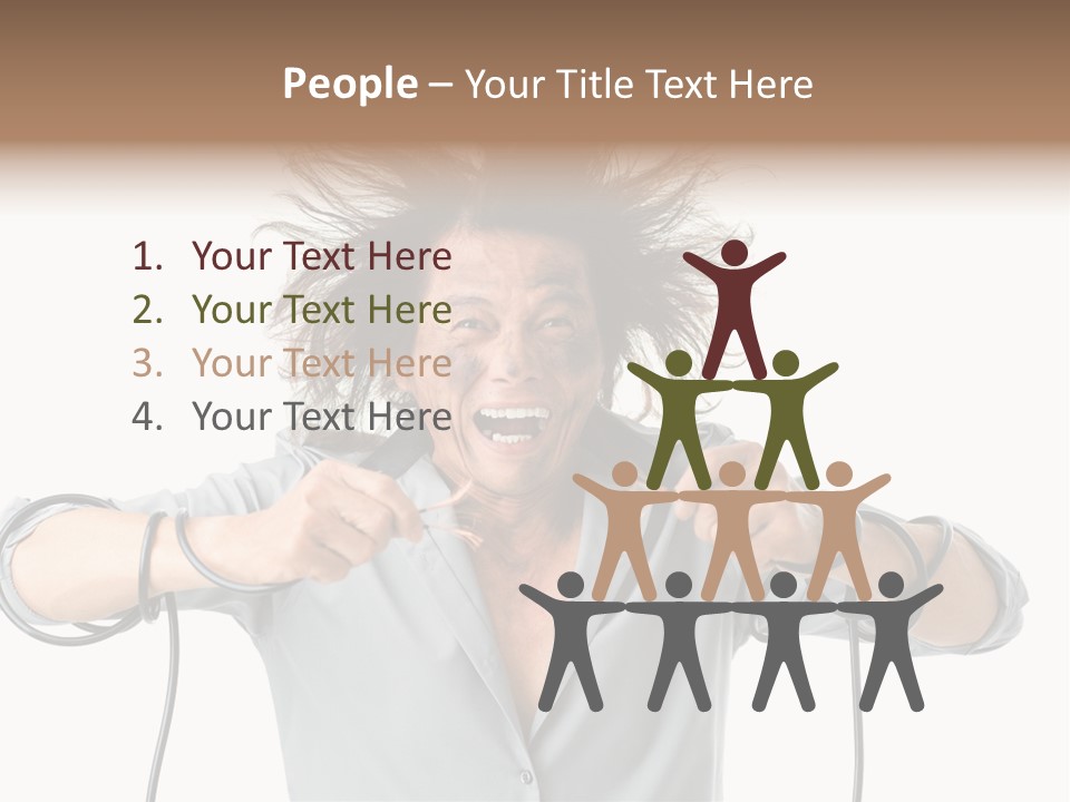 Electrocution Expression Technician PowerPoint Template
