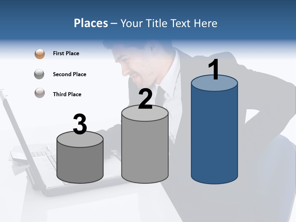 Tenderness Isolated Man PowerPoint Template