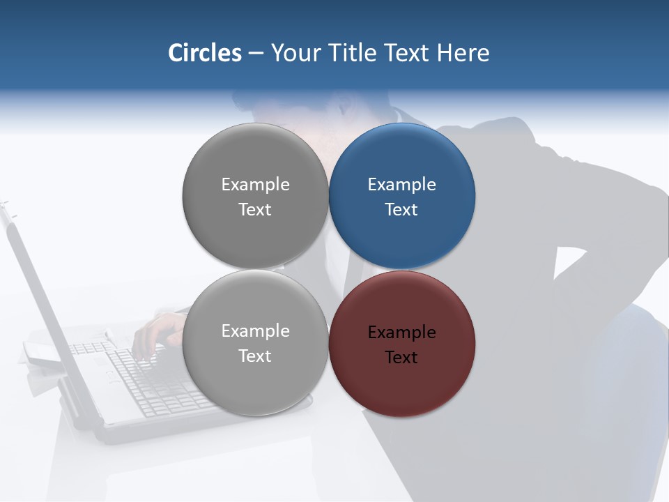 Tenderness Isolated Man PowerPoint Template