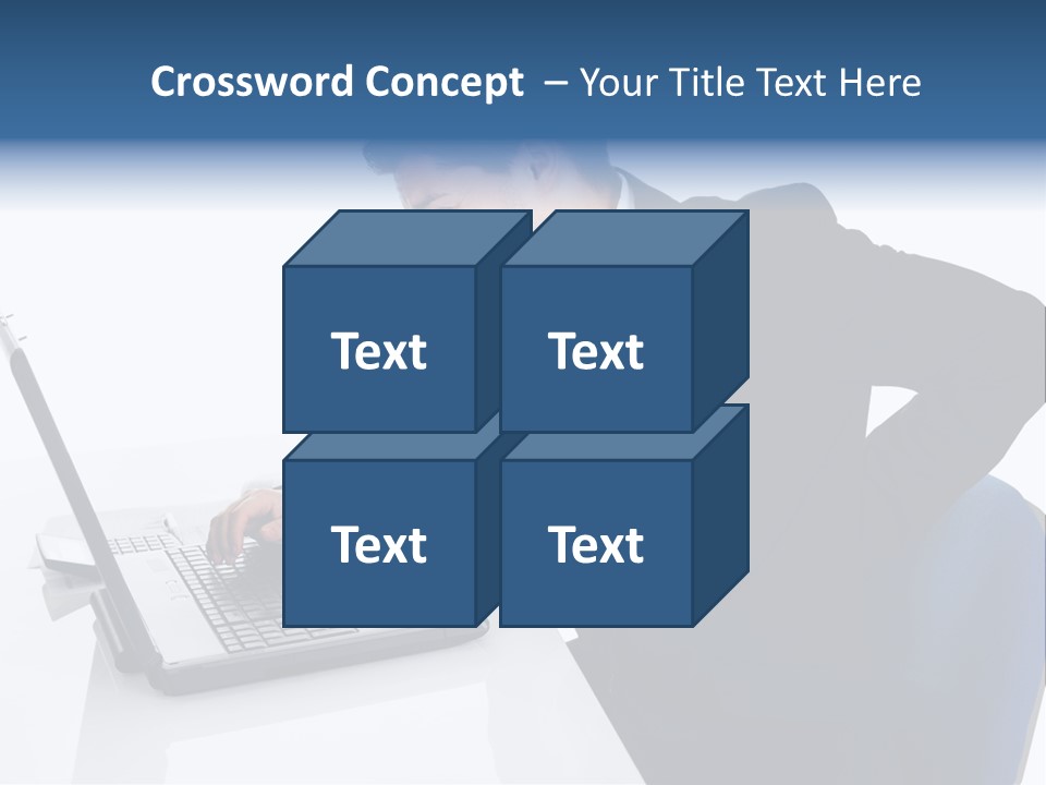 Tenderness Isolated Man PowerPoint Template