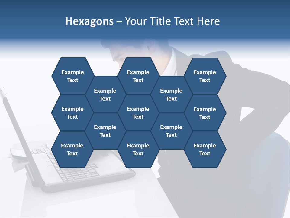 Tenderness Isolated Man PowerPoint Template