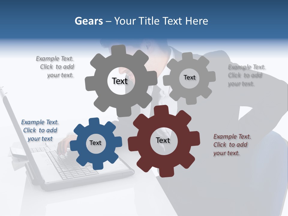 Tenderness Isolated Man PowerPoint Template