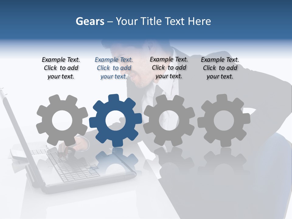 Tenderness Isolated Man PowerPoint Template