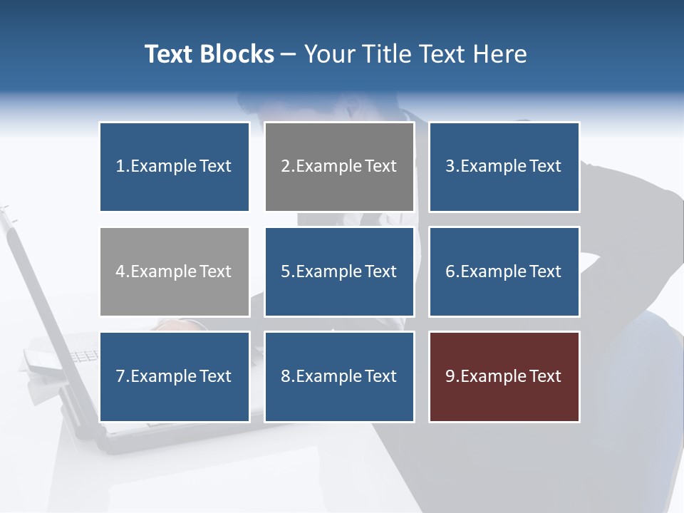 Tenderness Isolated Man PowerPoint Template