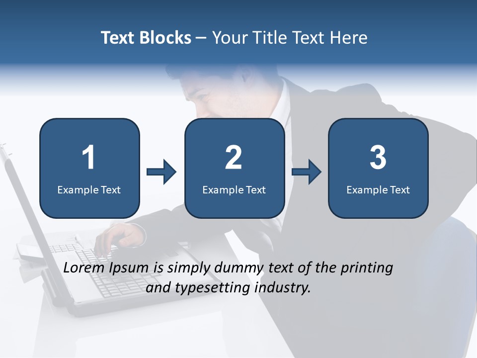 Tenderness Isolated Man PowerPoint Template