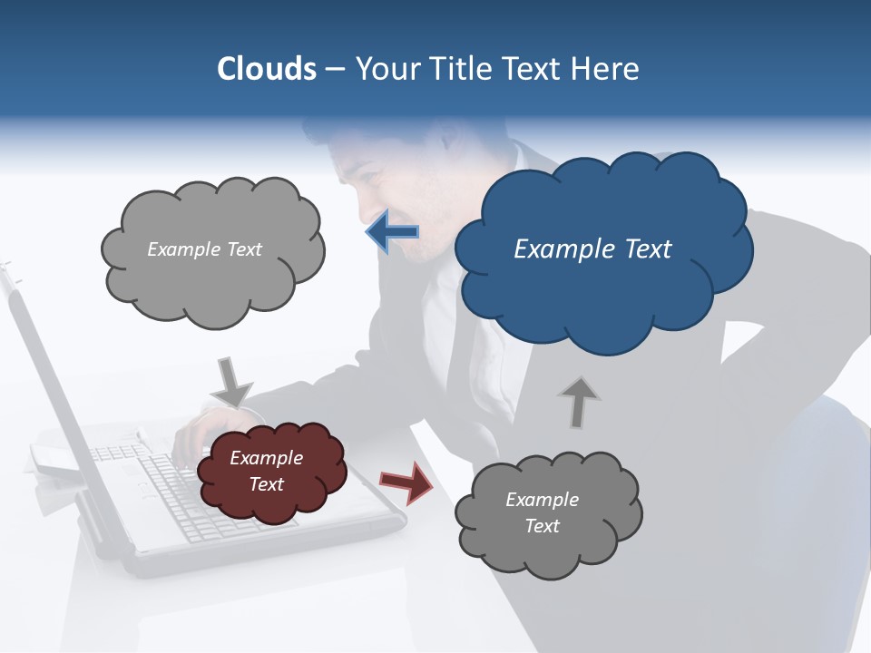 Tenderness Isolated Man PowerPoint Template