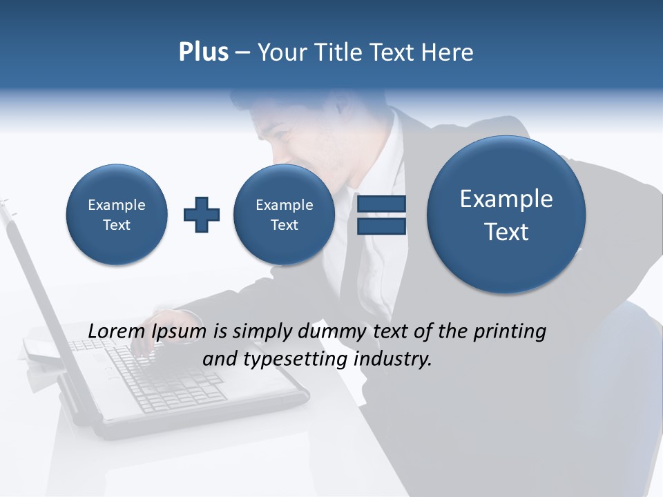 Tenderness Isolated Man PowerPoint Template