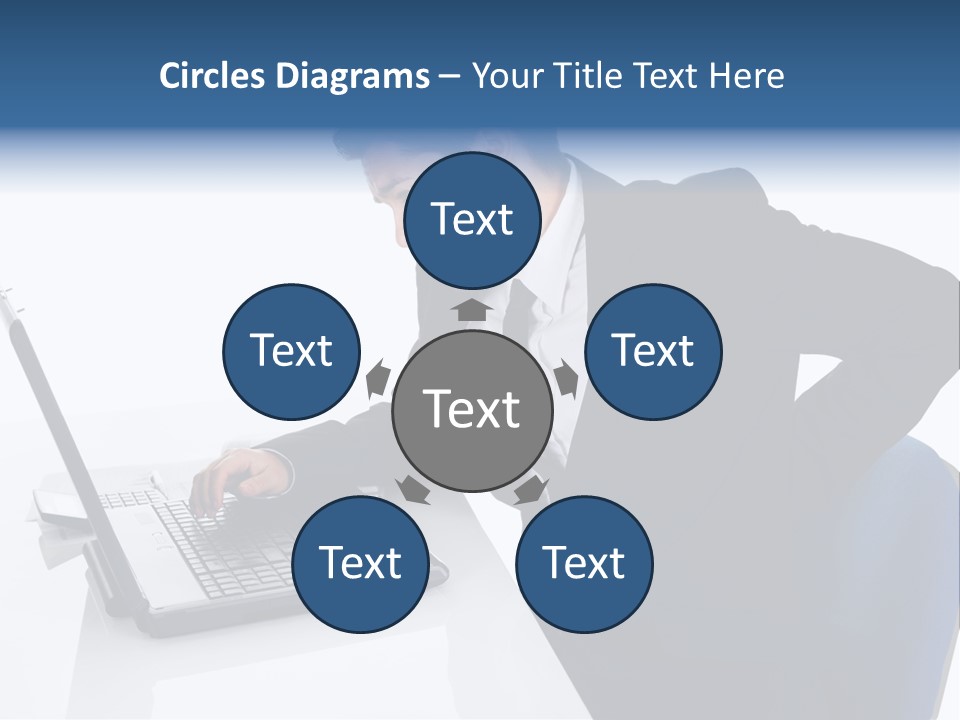Tenderness Isolated Man PowerPoint Template