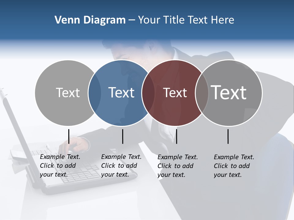Tenderness Isolated Man PowerPoint Template
