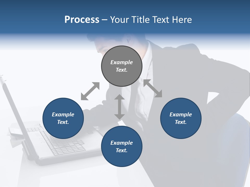Tenderness Isolated Man PowerPoint Template