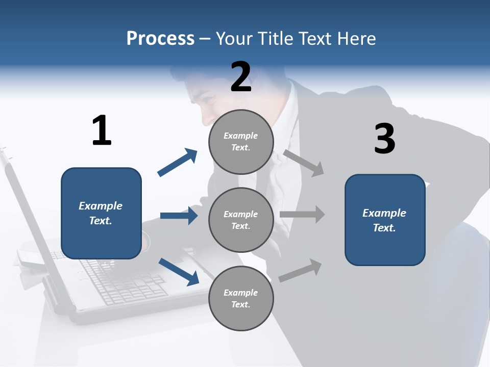 Tenderness Isolated Man PowerPoint Template