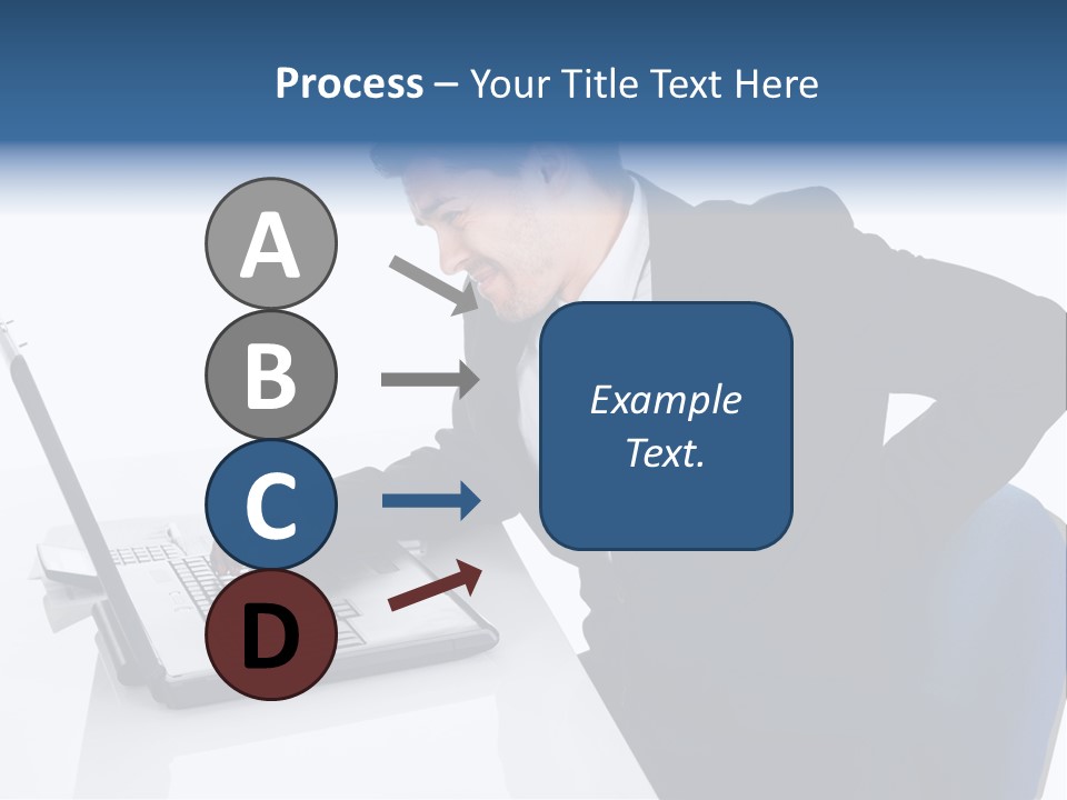 Tenderness Isolated Man PowerPoint Template