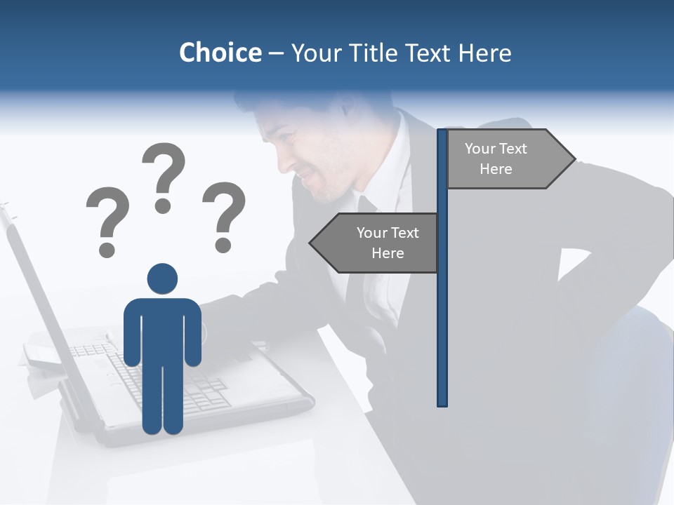 Tenderness Isolated Man PowerPoint Template