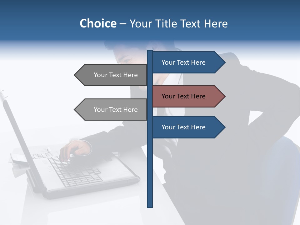Tenderness Isolated Man PowerPoint Template